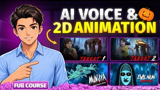 Make 2D Horror Animation video Like @SkullTowns (100% FREE) screenshot 2