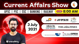 8:00 AM - 3 July 2021 Current Affairs | Daily Current Affairs 2021 by Bhunesh Sir | wifistudy