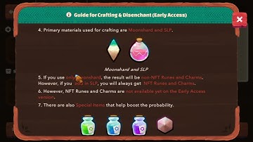 Axie Infinity: Origin Guide || Crafting
