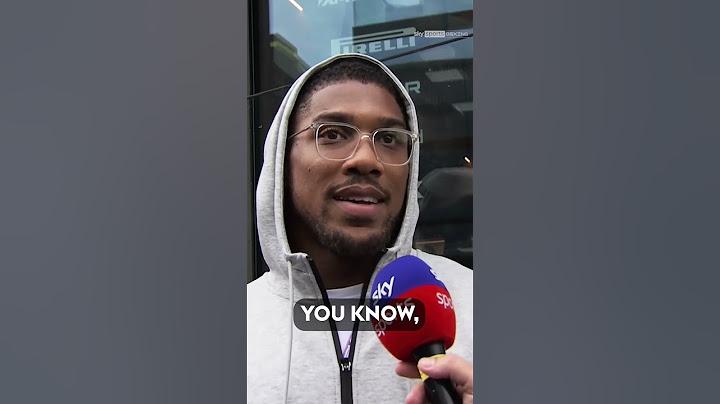 Anthony Joshua shares his thoughts on Usyk vs Dubois 👊