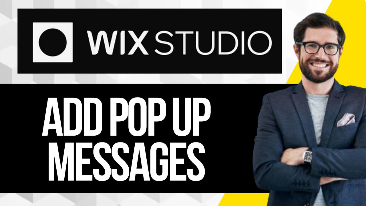 How to Add Pop-Up Message in Wix Studio - YouTube