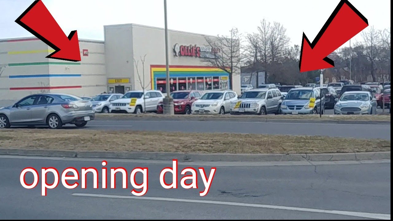 Ollie's Bargain Outlet grand opening day Winchester Virginia YouTube