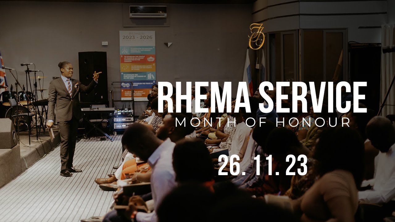 Rhema Service with Pastor Roy King | 26.11.2023 | HONOUR - YouTube