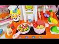 Baby Doll food cooking and Pororo big Kitchen toys play - 토이몽