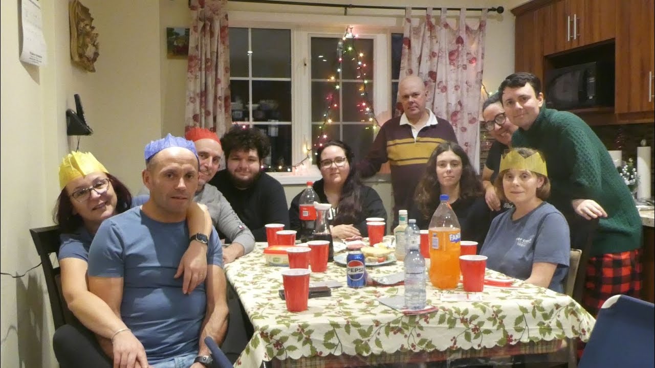 celebrating Christmas with the family - YouTube