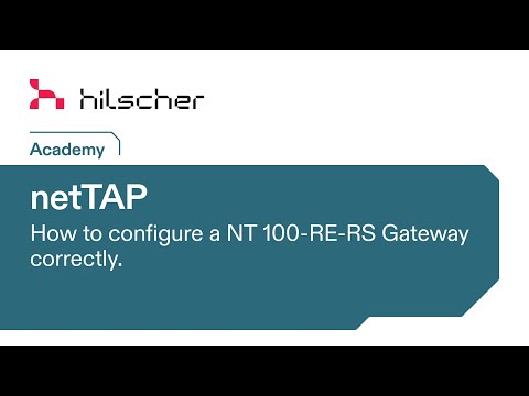 Gateway configuration – Hilscher NT 100-RE-RS
