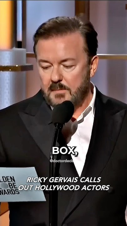 Ricky Gervais CALLS OUT Hollywood - YouTube