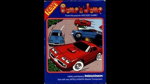 Intellivision LIVE Game Box Art | Bump N Jump #intellivision #atari #retrogaming #bumpnjump