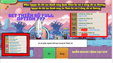 Ngọc Rồng Online - Tìm set thiên sứ full option cho lpppi