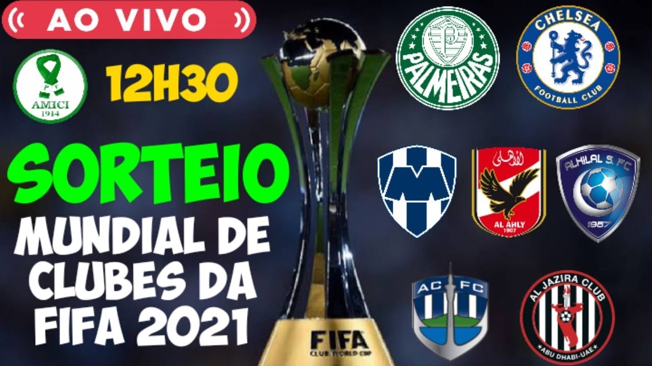 AO VIVO 🔴 SORTEIO DO MUNDIAL DE CLUBES DA FIFA 2021 