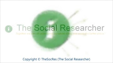 What is Social Research? A short video produced by TheSocRes
