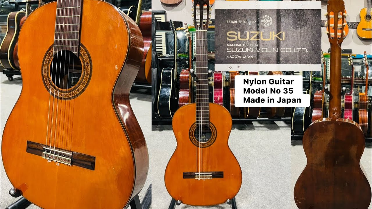 Suzuki Nylon Guitar Model No 35 Made in Japan 🇯🇵 ( Wilsons music