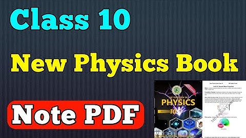 Notes new physics book class 10 or matric Sindh or karachi board | New physics book notes class 10
