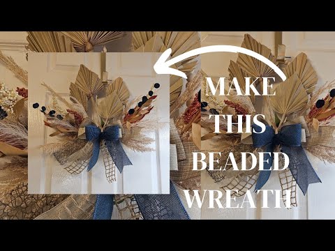 Dollar Tree Wood Bead Wreath Frame Tutorial! #burlapali #falldecor # ...