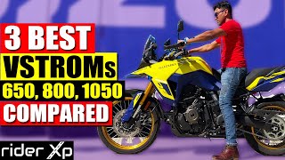I tested VStrom 650, 800 & 1050 to pick the BEST ONE!
