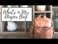 WHAT&#39;S IN MY DIAPER BAG | newborn essentials 👶🏼✨