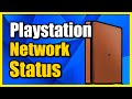 How to view the status of playstation network on ps4 console fast method
