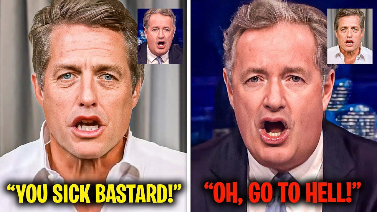 Hugh Grant CONFRONTS Piers For Calling Him A D*ck After Oscars