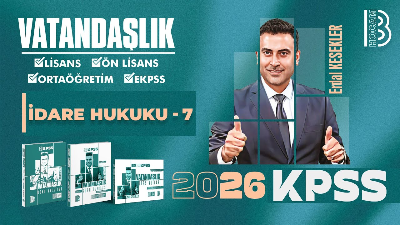 34) 2026 KPSS Vatandaşlık – İdare Hukuku 7 – Kamu Görevlileri – 657 sayılı Devlet Memurları Kanunu
