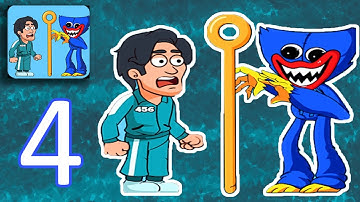 Squid Pin - Gameplay Walkthrough Part 4 All Levels 60-80 (Android,iOS)