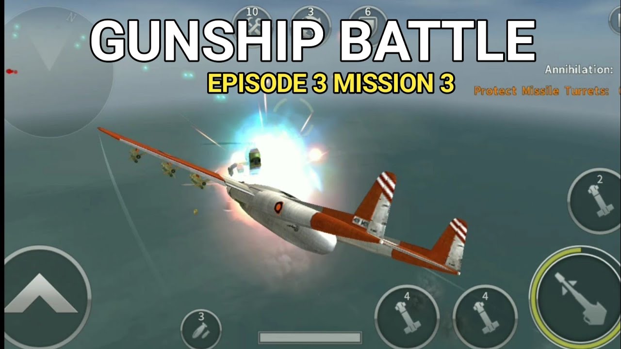 Gunship Battle. Complete Mission 3 Episode 3. Gunship Battle Video 