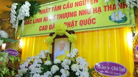 Lễ truy niệm và phụng tống kim quan Ni sư Thích nữ Như Thanh đến nơi trà-tỳ