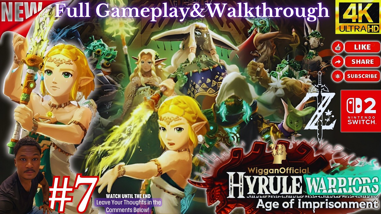 Hyrule Warriors: Age of Imprisonment | Full Gameplay + Commentary with Wiggan