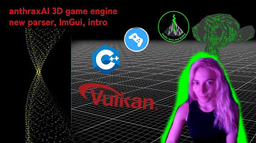 anthraxAI game engine: new parser, ImGui, intro (c++/vulkan)
