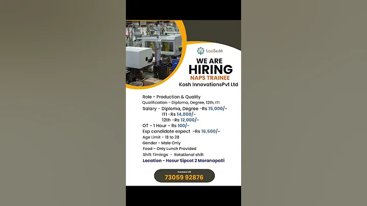 #Hiring Job Openings #naps Trainee 2023