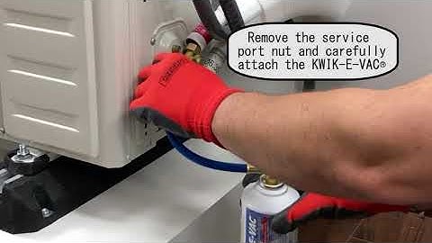 How to Use Pioneer KWIK-E-VAC® Lineset Flushing Kit for Mini Split Systems