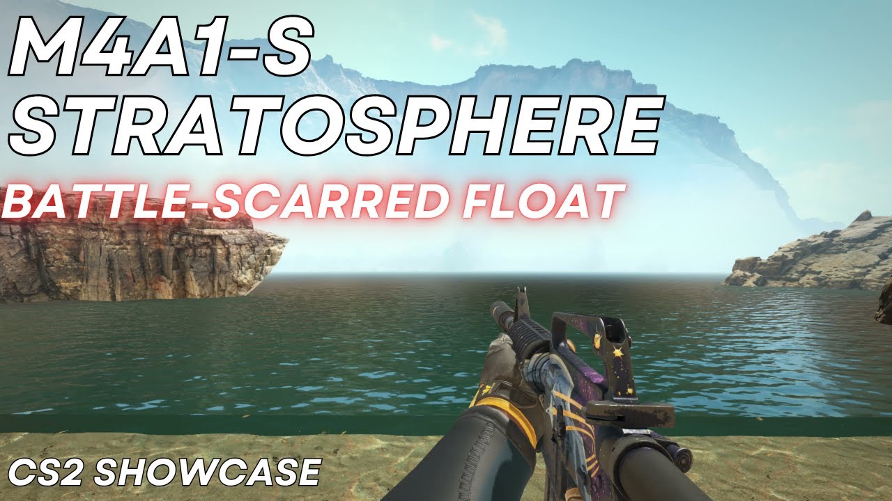 M4A1-S Stratosphere (Battle-Scarred) | CS2 Skin Showcase 