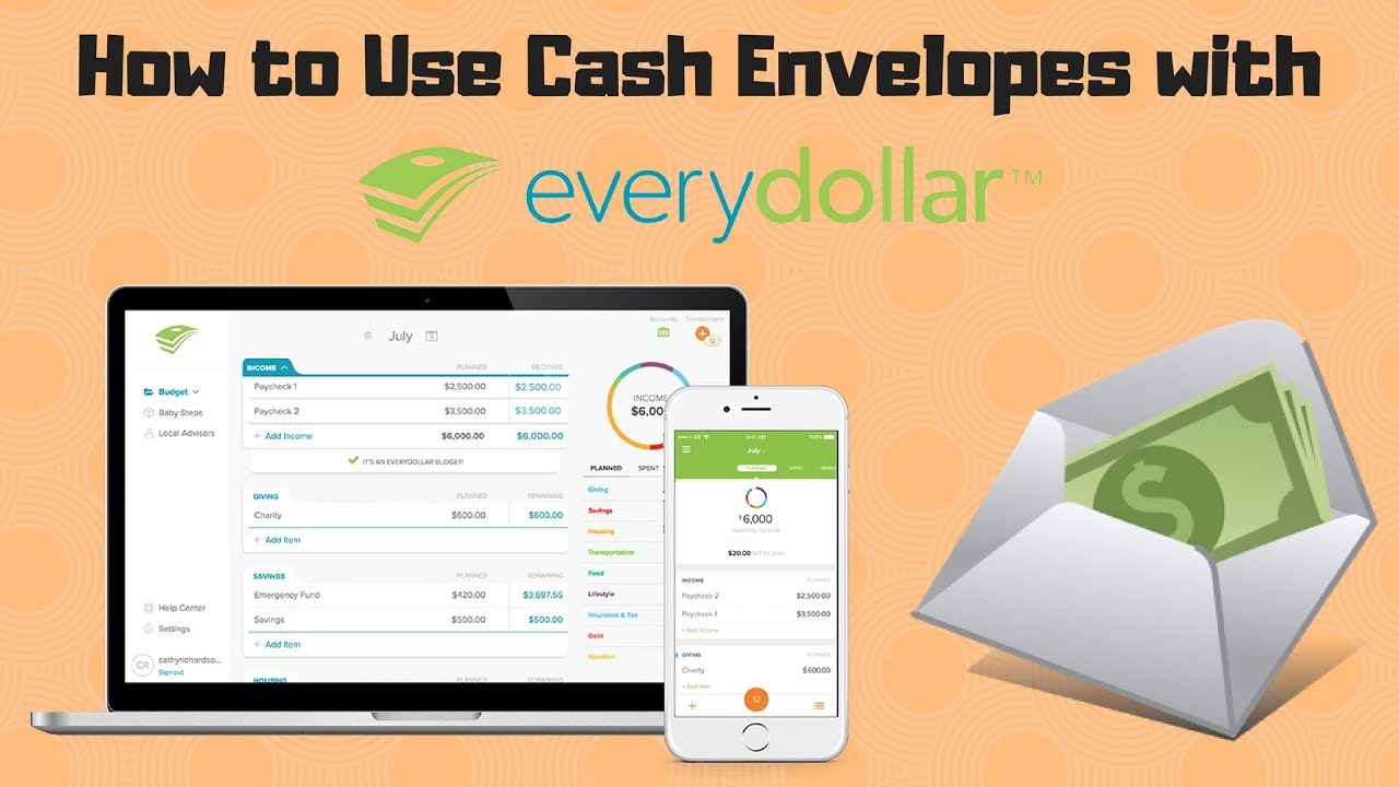 EveryDollar Tutorial: Managing Cash Envelopes
