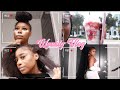 WEEKLY VLOG: taking braids out + new starbucks drink + taking my own pics + makeup + more