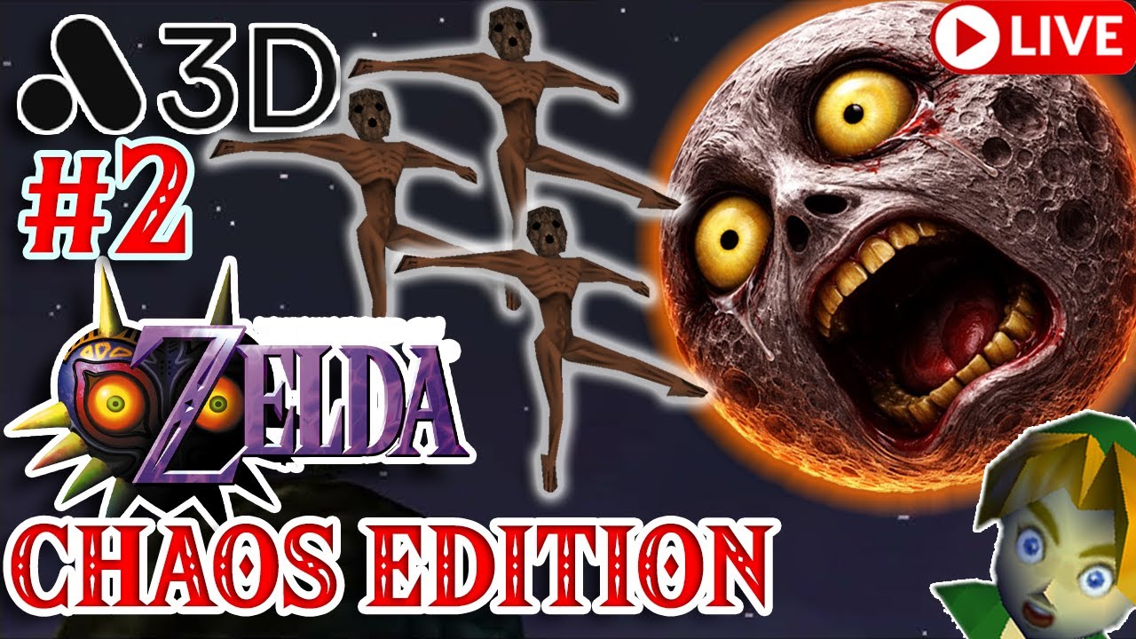 🔴 Majora's Mask Chaos Edition! Where the game gets in your way!On an Analogue 3D! 1440p!