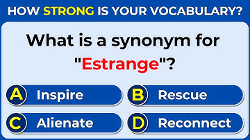 How Strong Is Your Vocabulary? Can You Score 30/30? 96% Cannot! #challenge 29