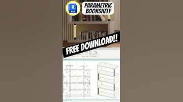 Free Download | Parametric Bookshelf Family #revit #bim #architecture