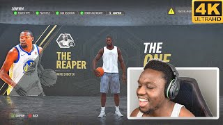 How To Make Kevin Durant Build (Best Wing Shooter Build nba live 19) Shooting Guard Build
