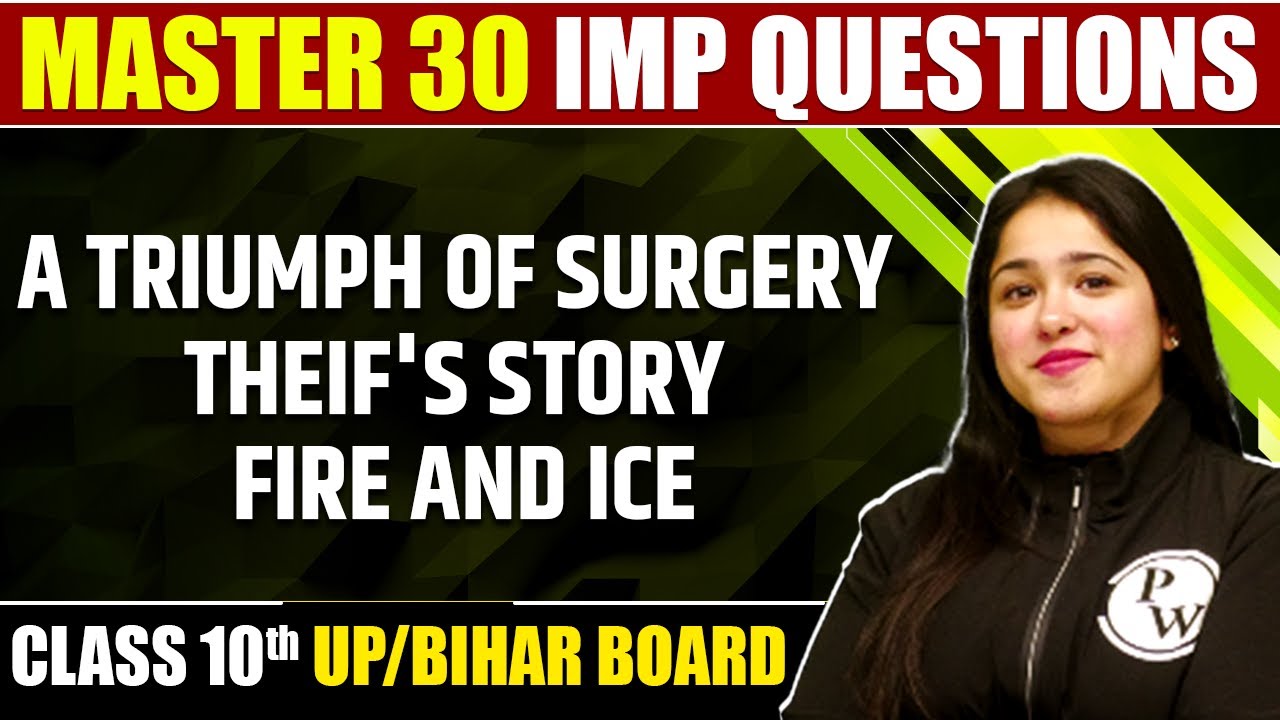 A TRIUMPH OF SURGERY ,THEIF'S STORY, FIRE AND ICE | 30 Most Imp