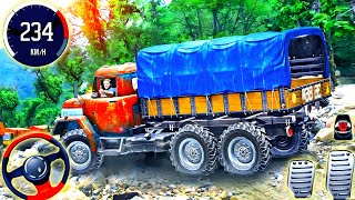 Death Road Truck Driving Simulator Game 2025 - Real Cargo Truck Transpoter 3D - Android Gameplay  screenshot 4