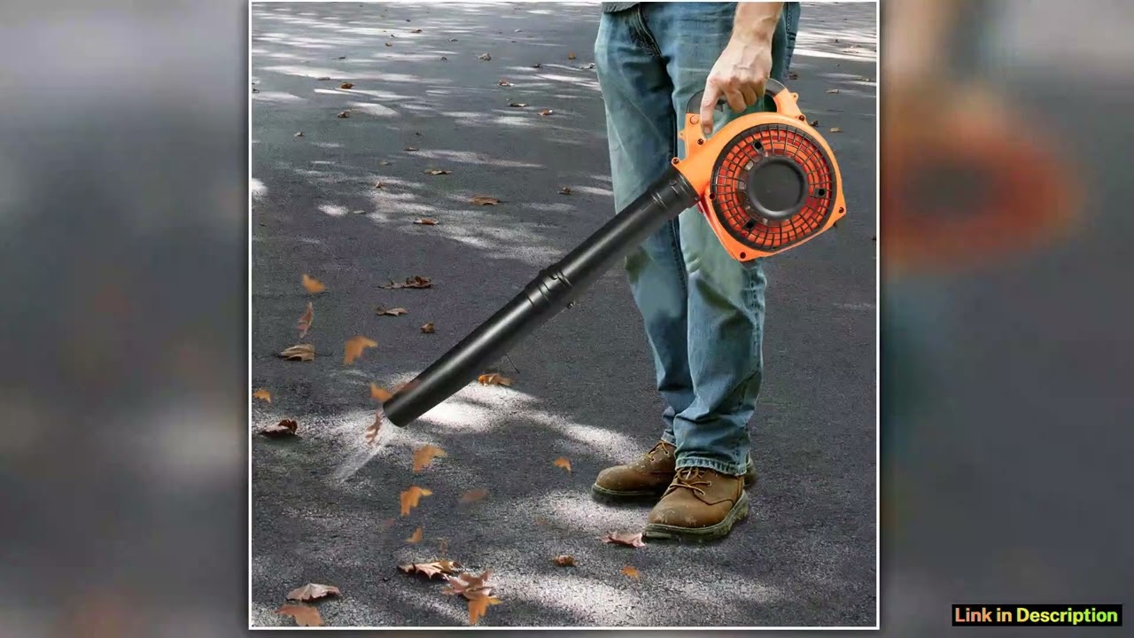 Handheld 2Stroke GasBlower HighPower Leaf Cleaning Machine Wind Powered Fire Extinguisher Snow Remo