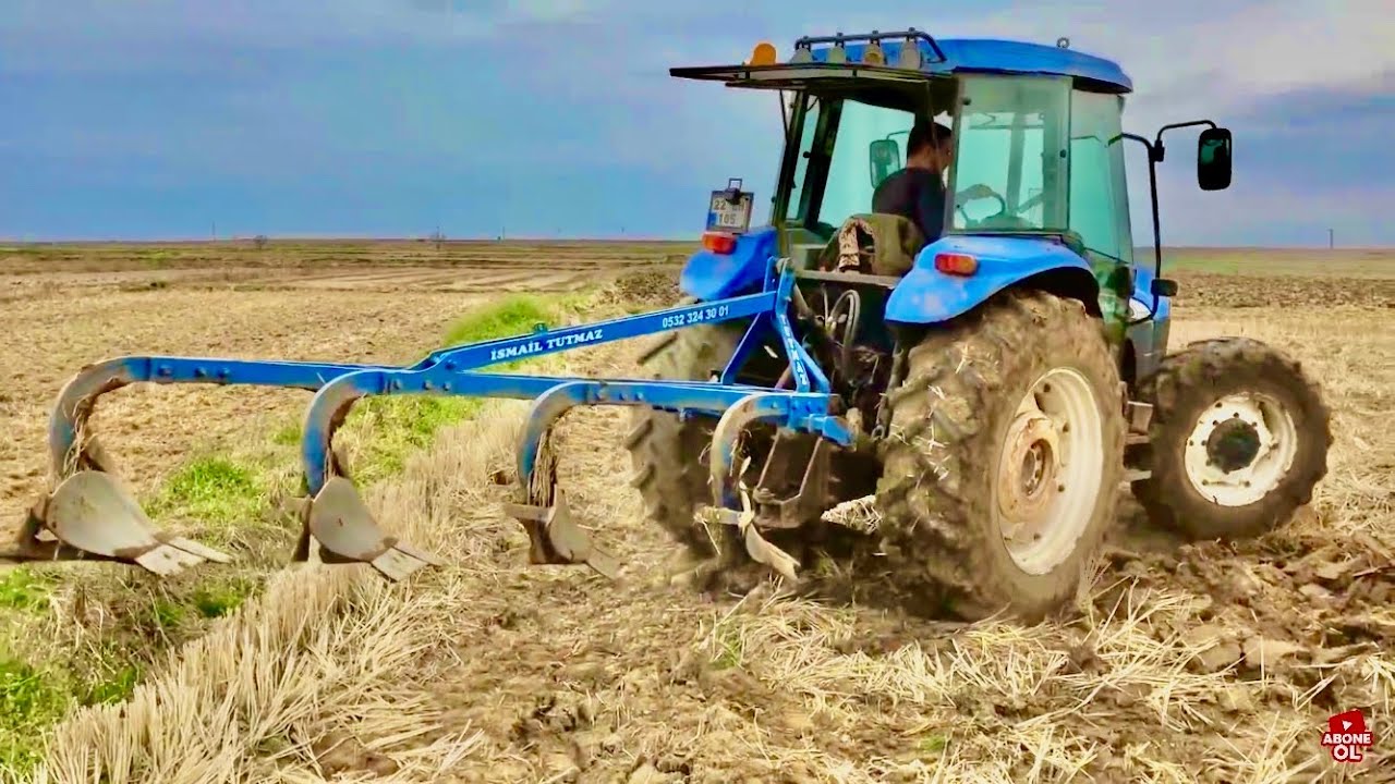USTA ŞOFÖR  ÇELTİK YERİ SÜRÜYOR | CİĞERLİ NEW HOLLAND TD95 [Paddy Field, Rice Paddy]