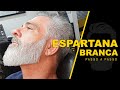 Como Fazer uma Barba ESPARTANA Branca (Passo a Passo)