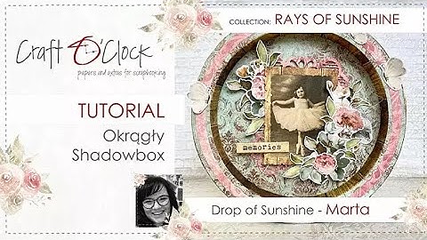 How to make Circle Shadow Box – Rays of Sunshine ❤️ #dropofsunshine