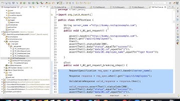 Batch 8 API Automation using Rest Assured and Cucumber-Get Request Test Cases Automation-Part 9