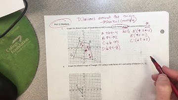 Dilation around a point other than the origin