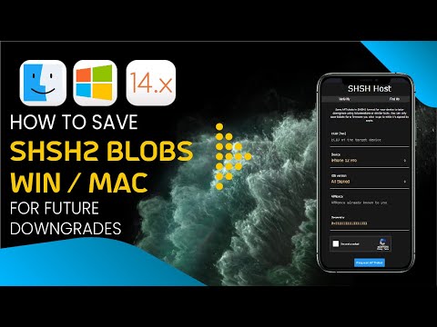 How To Save Shsh / Shsh2 Blobs For iOS 15 Windows / MAC 2022 | Save Blobs iOS Win / MAC