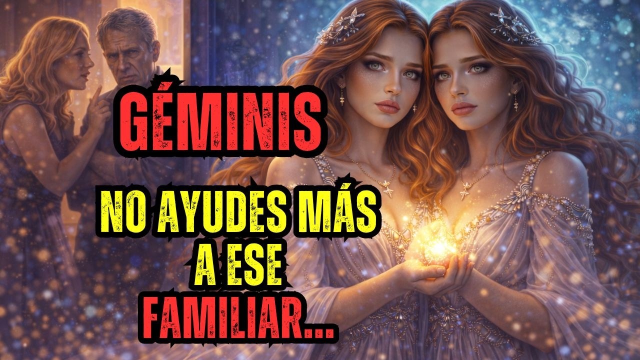 GÉMINIS: NO AYUDES MÁS A ESE FAMILIAR...HABLAN MAL DE TI A TUS ESPALDAS!!!