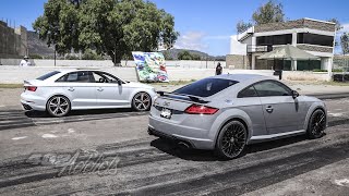 ARRANCONES | AUDI TTRS VS RS3 VS BMW M3 COMPETITION VS TTRS