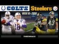 Legendary Offense & Defense Collide! (Colts vs. Steelers 2008,  Week 10)