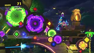 Sonic Forces Luminous Forest speedrun 01:13.08